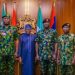 President Tinubu Decorates New Service Chiefs, Tasks Them with Restoring Public Confidence in Security