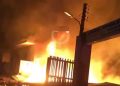 Fire Guts Oshodi’s Popular Arena Market