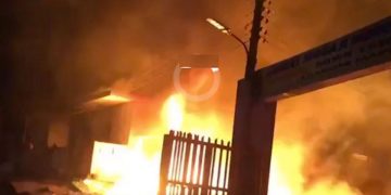 Fire Guts Oshodi’s Popular Arena Market