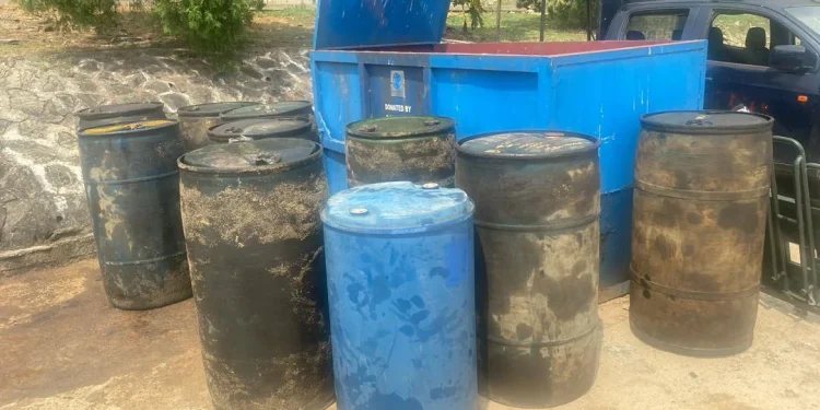 Navy Intensifies Crackdown, Destroys Illegal Refineries in Rivers, Intercepts Stolen Oil in Calabar