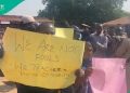 Yala Teachers Protest Three Months Unpaid Salaries