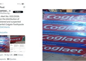 NAFDAC Alerts Public to Counterfeit Toothpaste in Kaduna