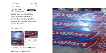 NAFDAC Alerts Public to Counterfeit Toothpaste in Kaduna