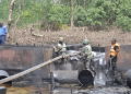 Nigerian Navy Seizes 20,500 Litres of Stolen Crude in Rivers Operation