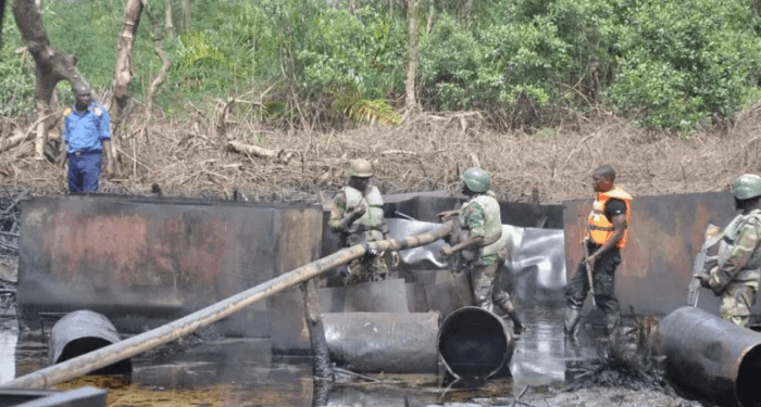 Nigerian Navy Seizes 20,500 Litres of Stolen Crude in Rivers Operation