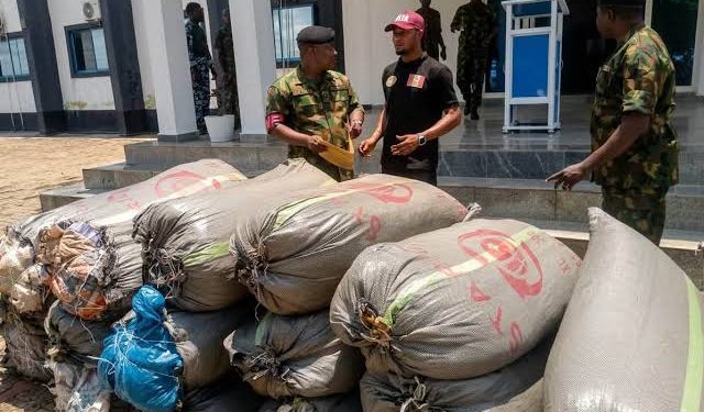 Navy Hands Over 19 Bags of Suspected Cannabis to NDLEA in Anambra