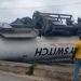 45,000-Litre Petrol Tanker Overturns in Epe, No Casualty Recorded