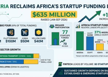 Nigerian Startups Raise $635m in Nine Months, Reclaim Africa’s Funding Lead